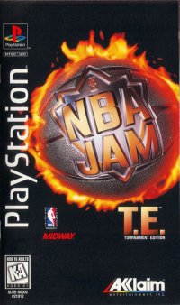 NBA Jam Tournament Edition PAL Playstation PAL box art